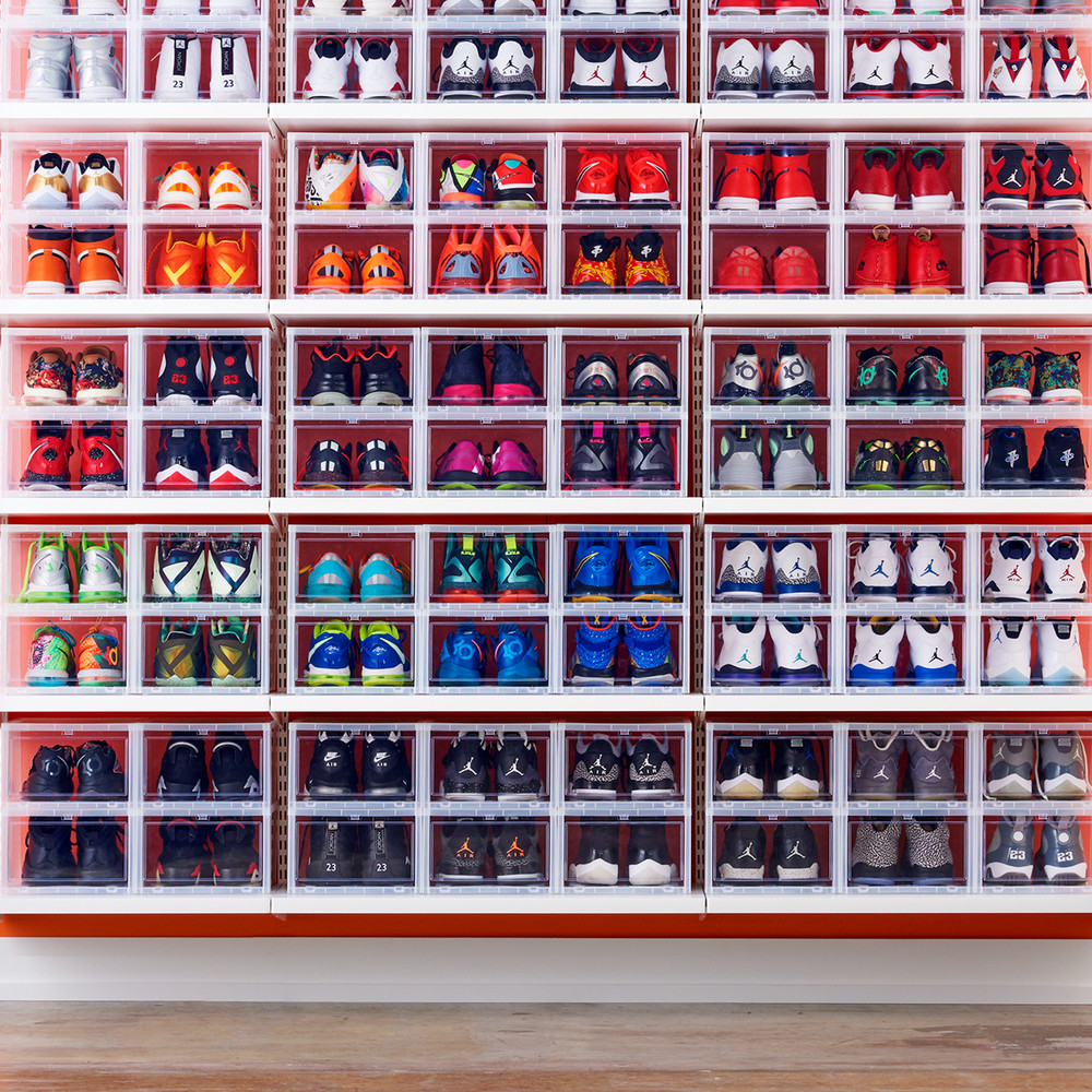 jordan shoe box shelf