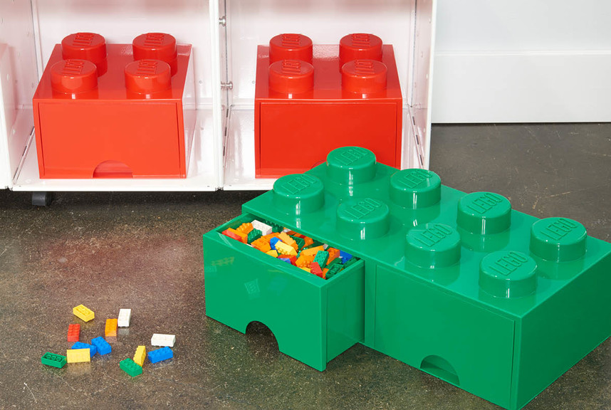 lego storage container with drawers