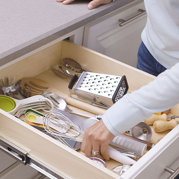 How to Organize a Deep Kitchen Drawer