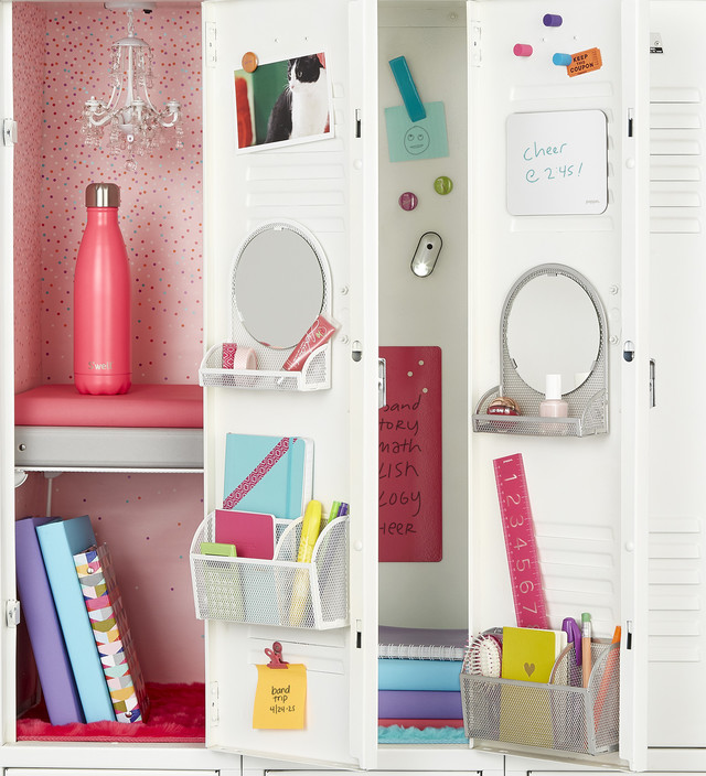 RoomMates Girls Are Magic Pink and Yellow Rainbow Peel and Stick Wallpaper  Locker Kit and Accessories - Walmart.com