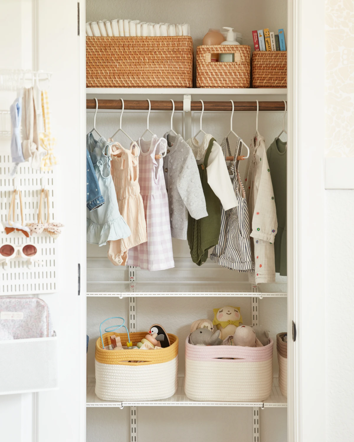 How to Organize a Baby's Nursery Closet | The Container Store
