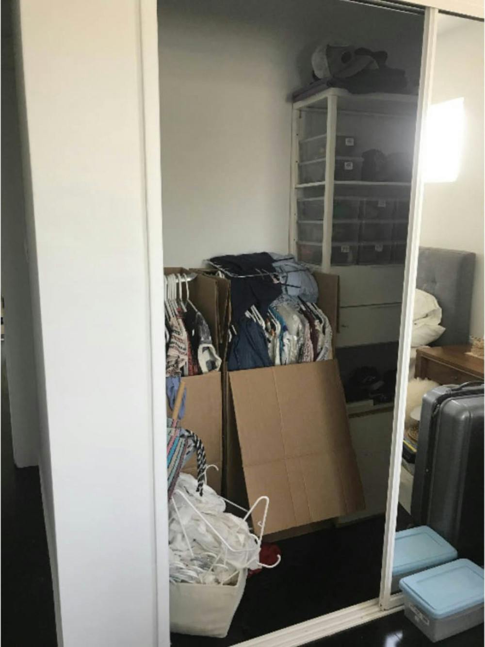 A Master Closet Makeover For Two Container Stories