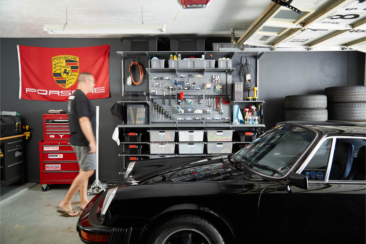 A Family Garage Gets an elfa Makeover