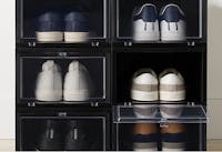 Drop-Front Shoe Box Case of 6