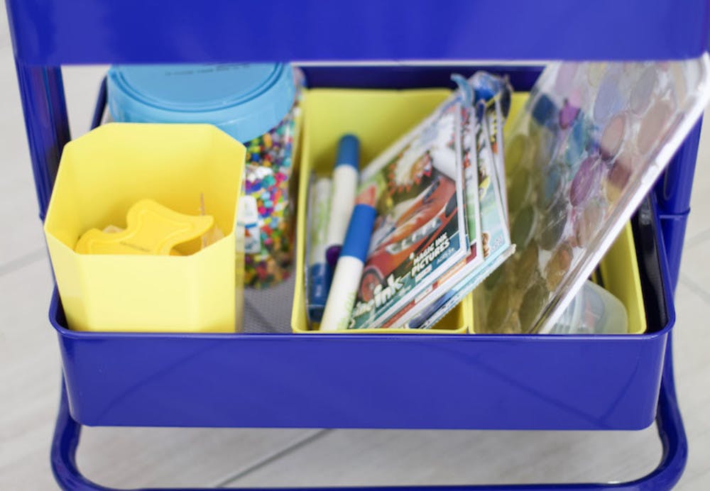 Organize my 2 year olds art cart with me 🫶 this is such a great way t, Playroom Organization