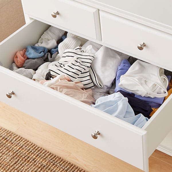 How To Fold Clothes For Organized Dresser Drawers The Container