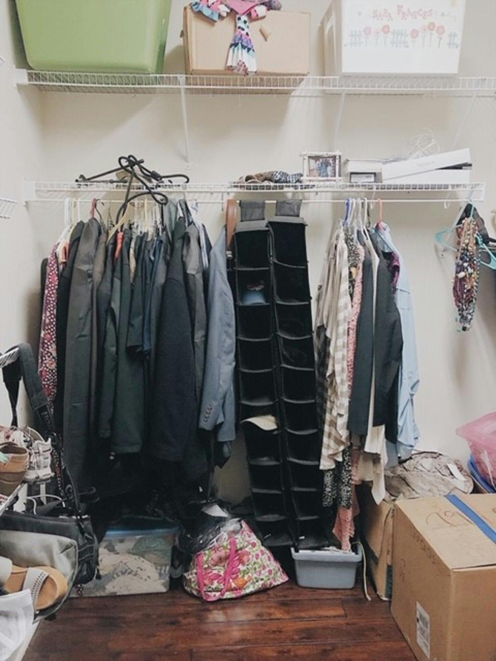 She Gave It A Go's Newly Organized Closet | Container Stories