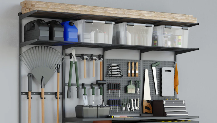 How To Organize Your Garage Space With Shelving