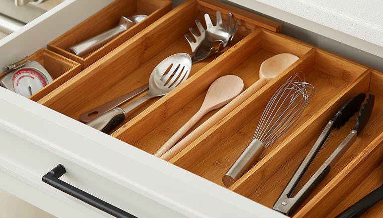3 Tips For Organizing Kitchen Drawers Doors The Container Store