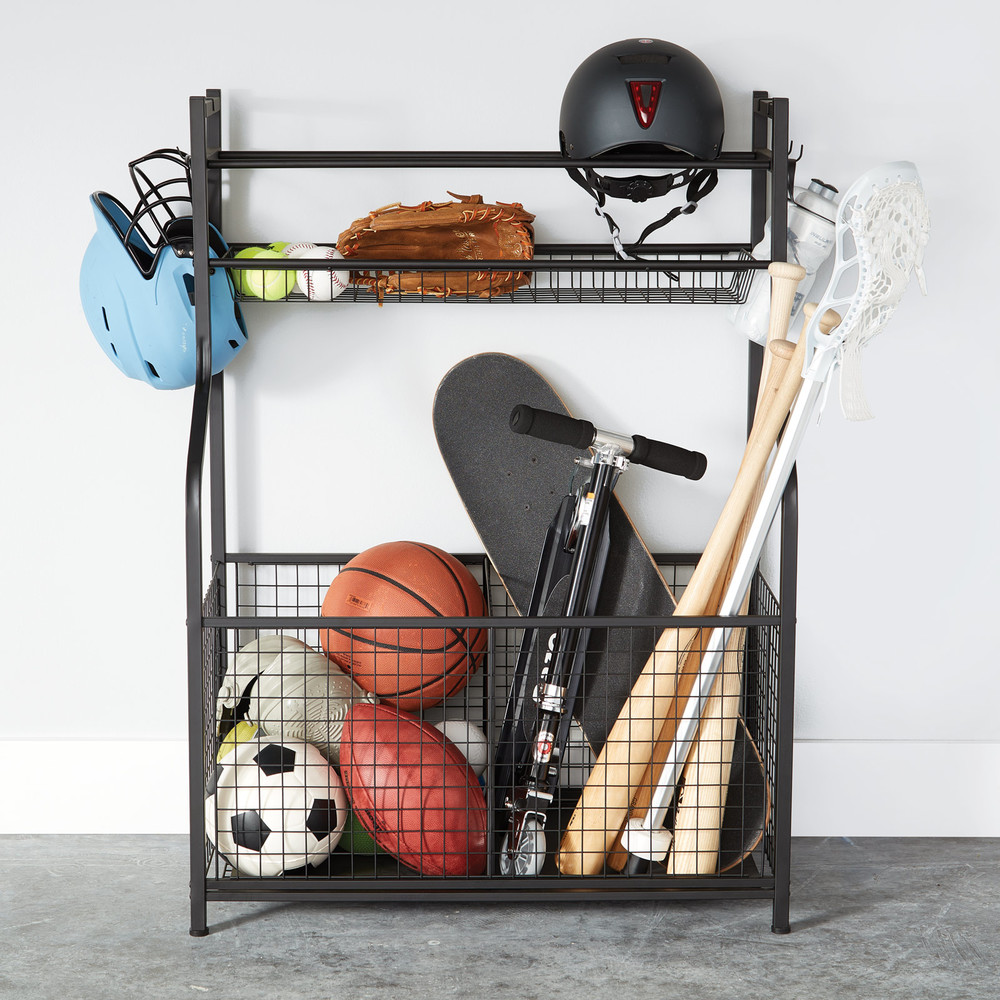 Sports Equipment Organizer, Ball Storage Rack, Garage Ball online Storage