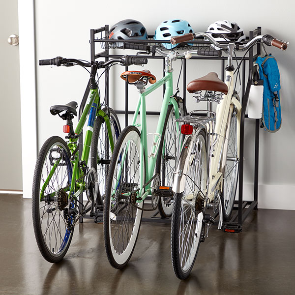 bicycle in garage
