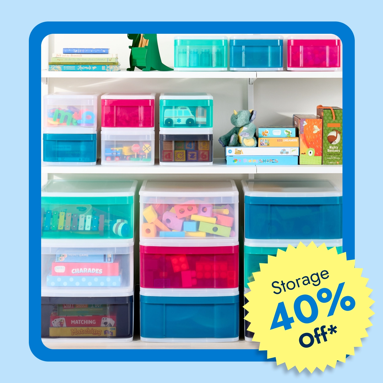 Tint Stacking Drawers - Storage 40 Percent Off*