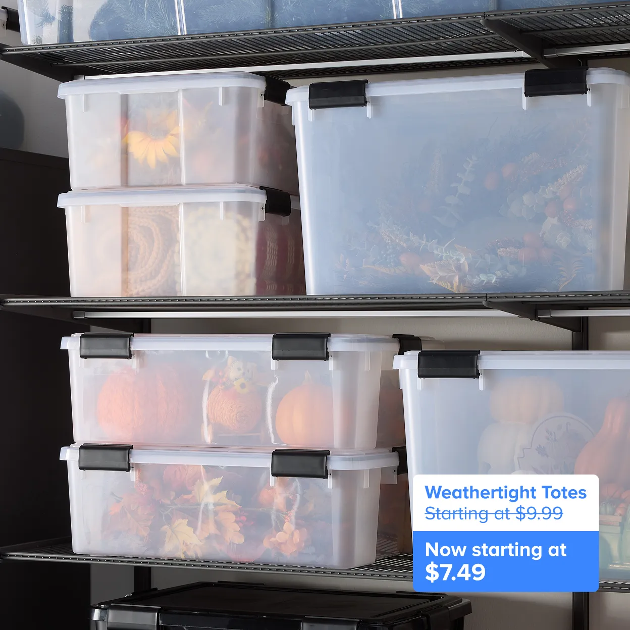 Weathertight Totes