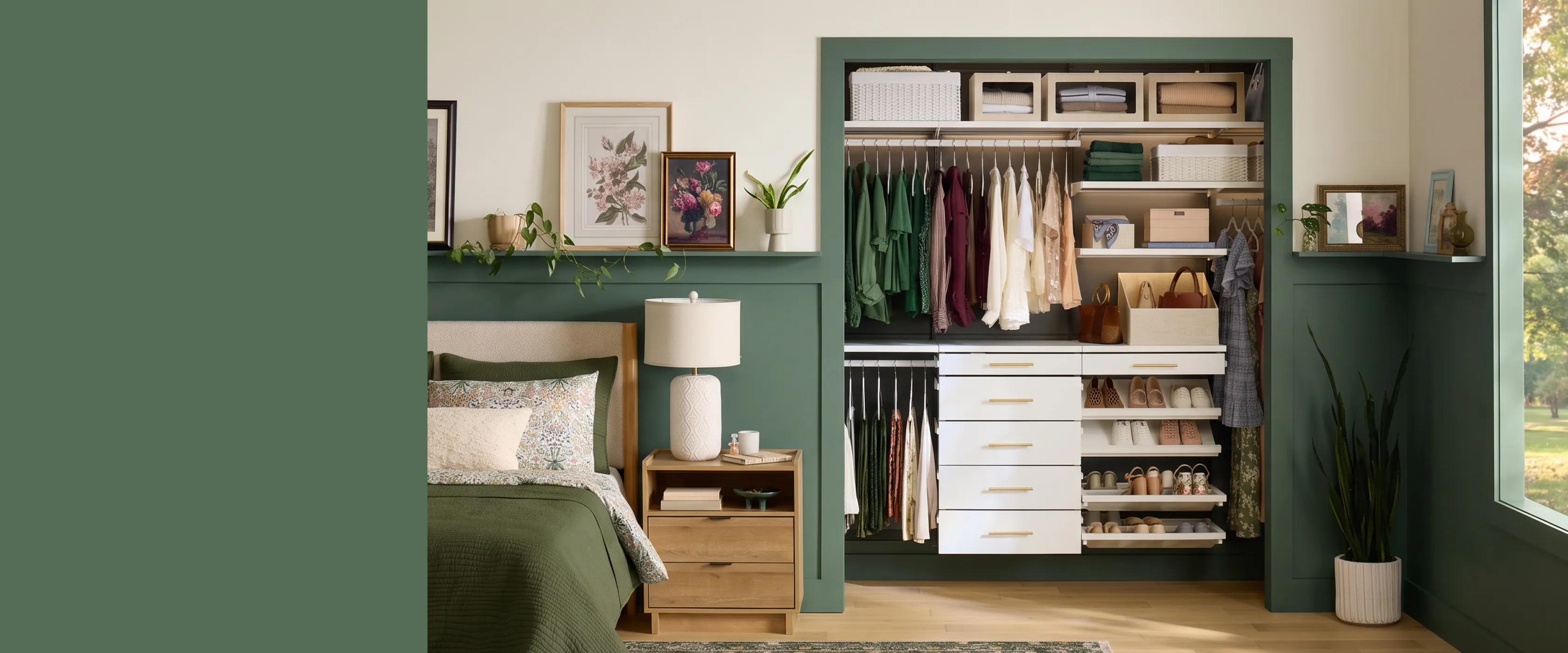 Closet Elfa Decor