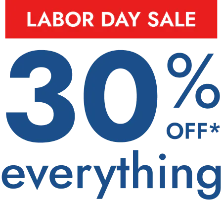 Labor Day Sale - 30 Percent Off - Everything