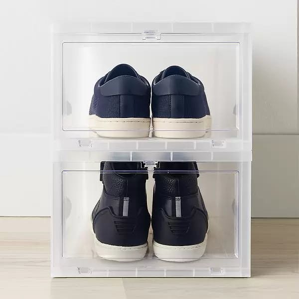 Drop-Front Shoe Box
