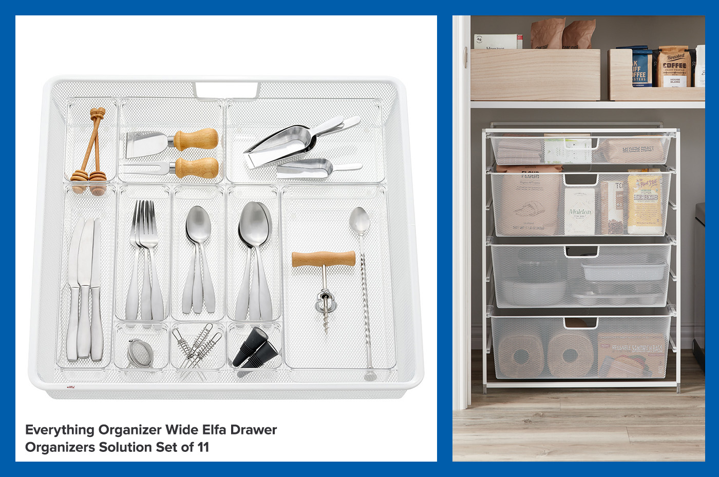 Elfa Wide Drawer Solution | The Container Store