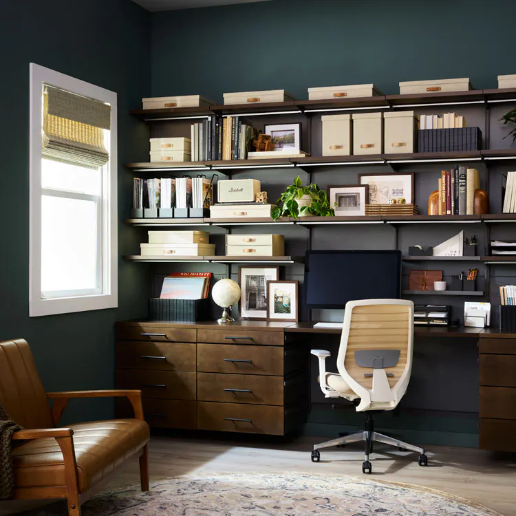 Elfa custom office space