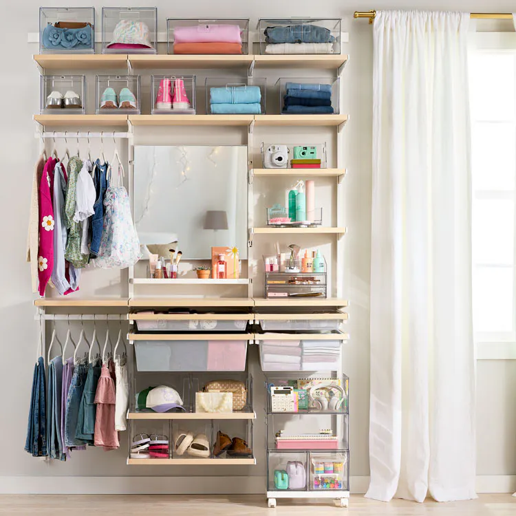 Elfa custom closet space