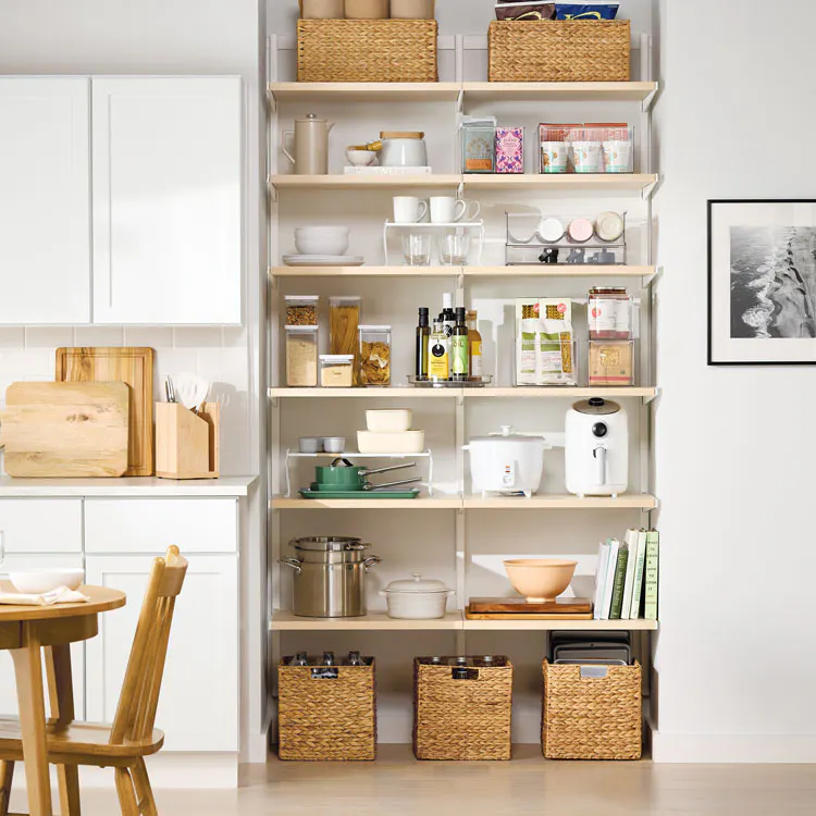 Elfa custom pantry space