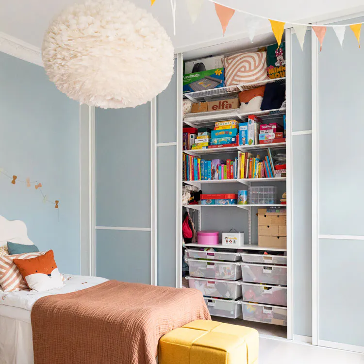 Elfa custom closet space