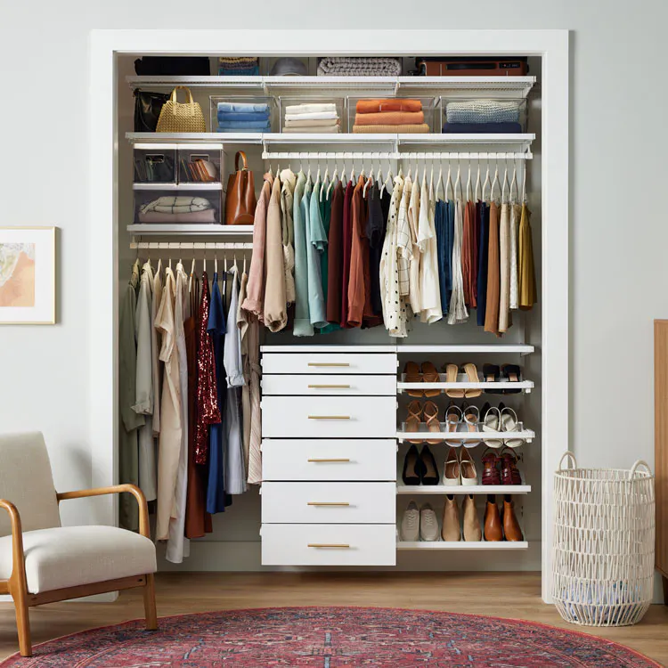 Elfa custom closet space