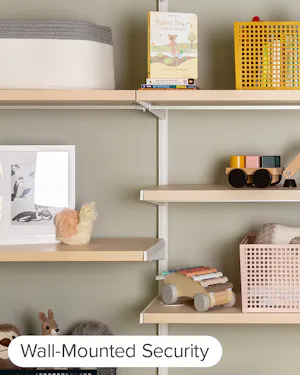 A complete, reconfigurable system for clothes, toys and changing supplies. - tile4