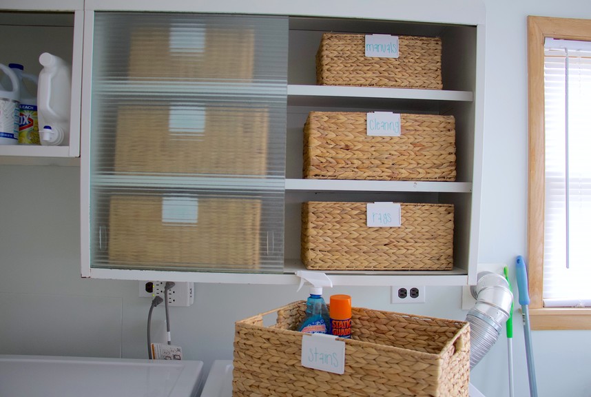 Laundry Room Storage- Organizing Your Home