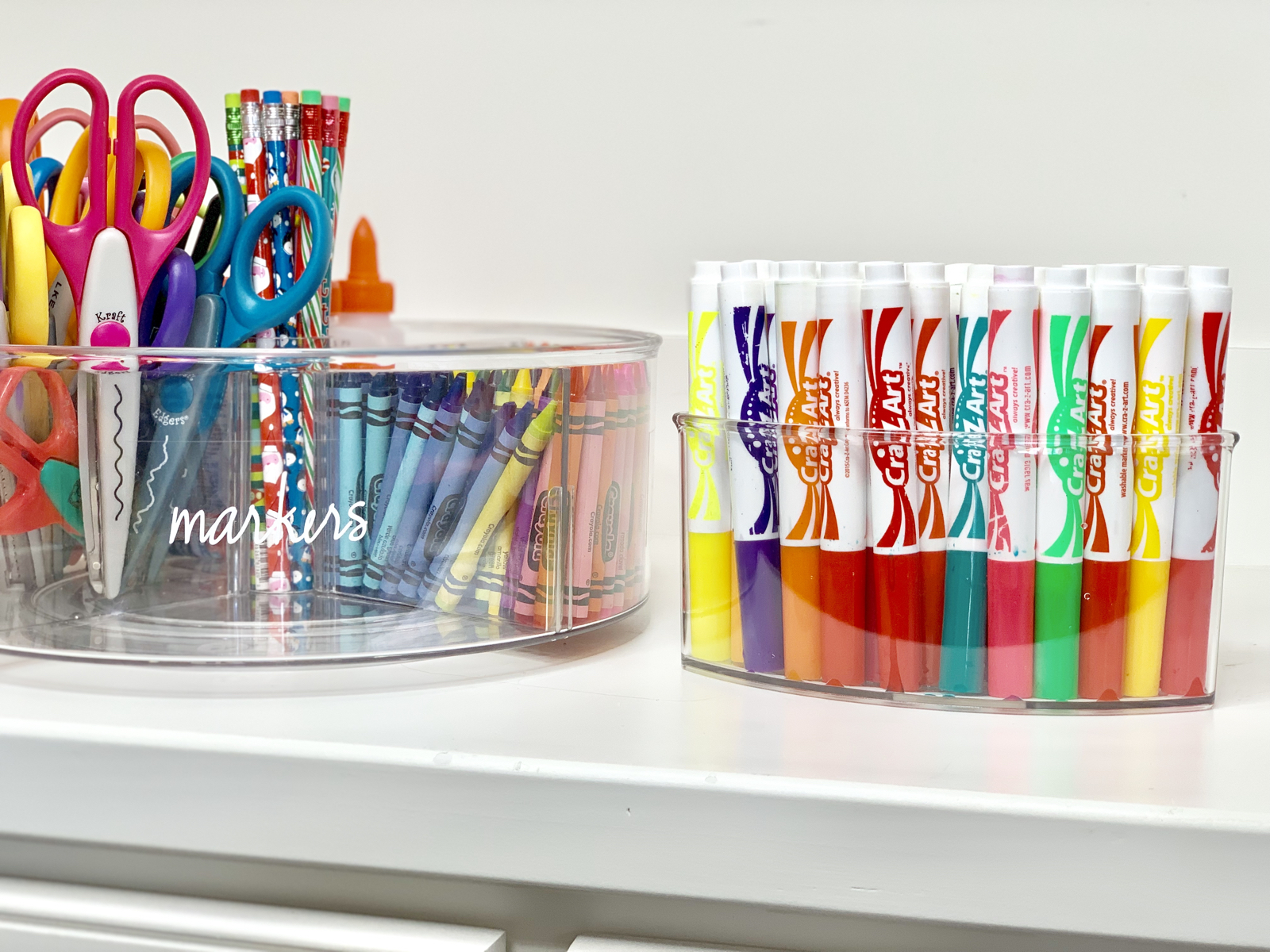Kids' Art Supply Storage & Organization - Markers, Play-Doh & More