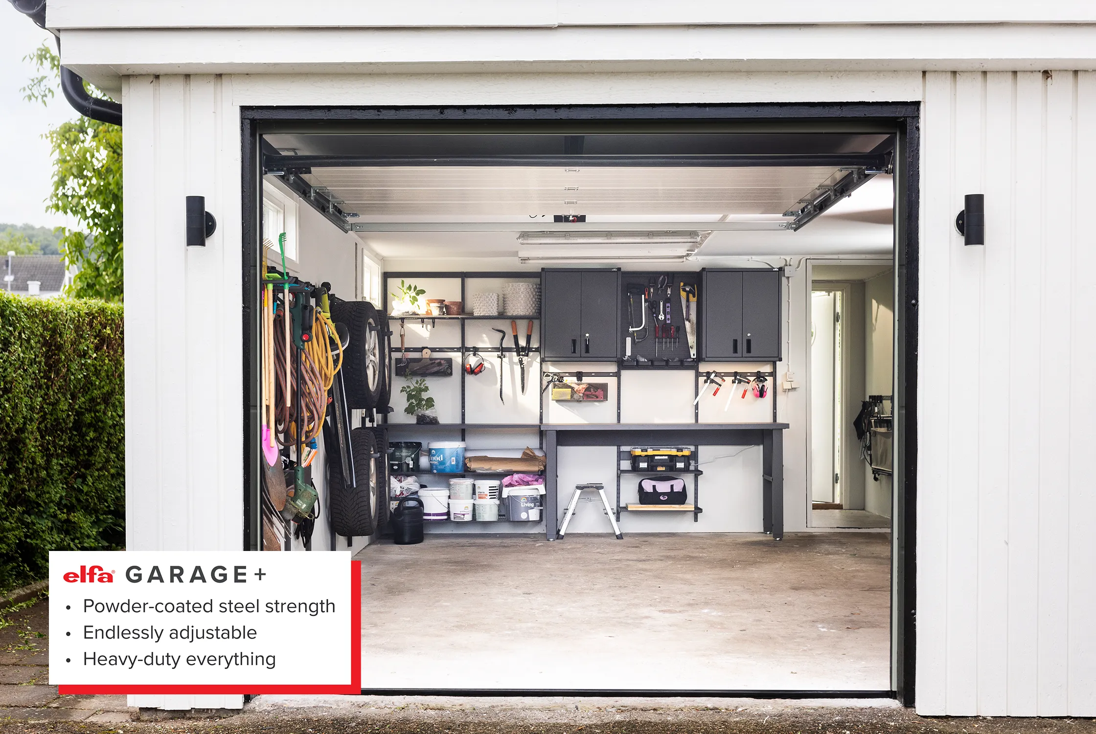 Custom Spaces | Garage | The Container Store, image size:2240x1500