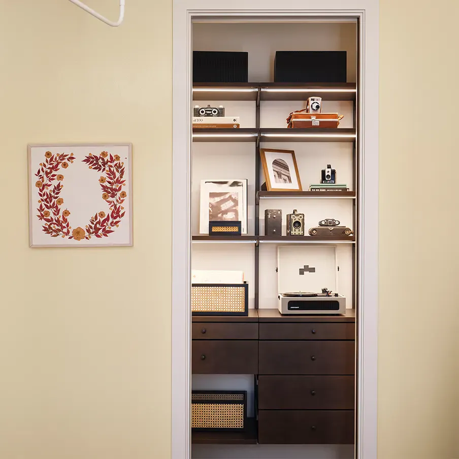 Elfa decor+ Hobby Closet for House Beautiful Whole Home 2025