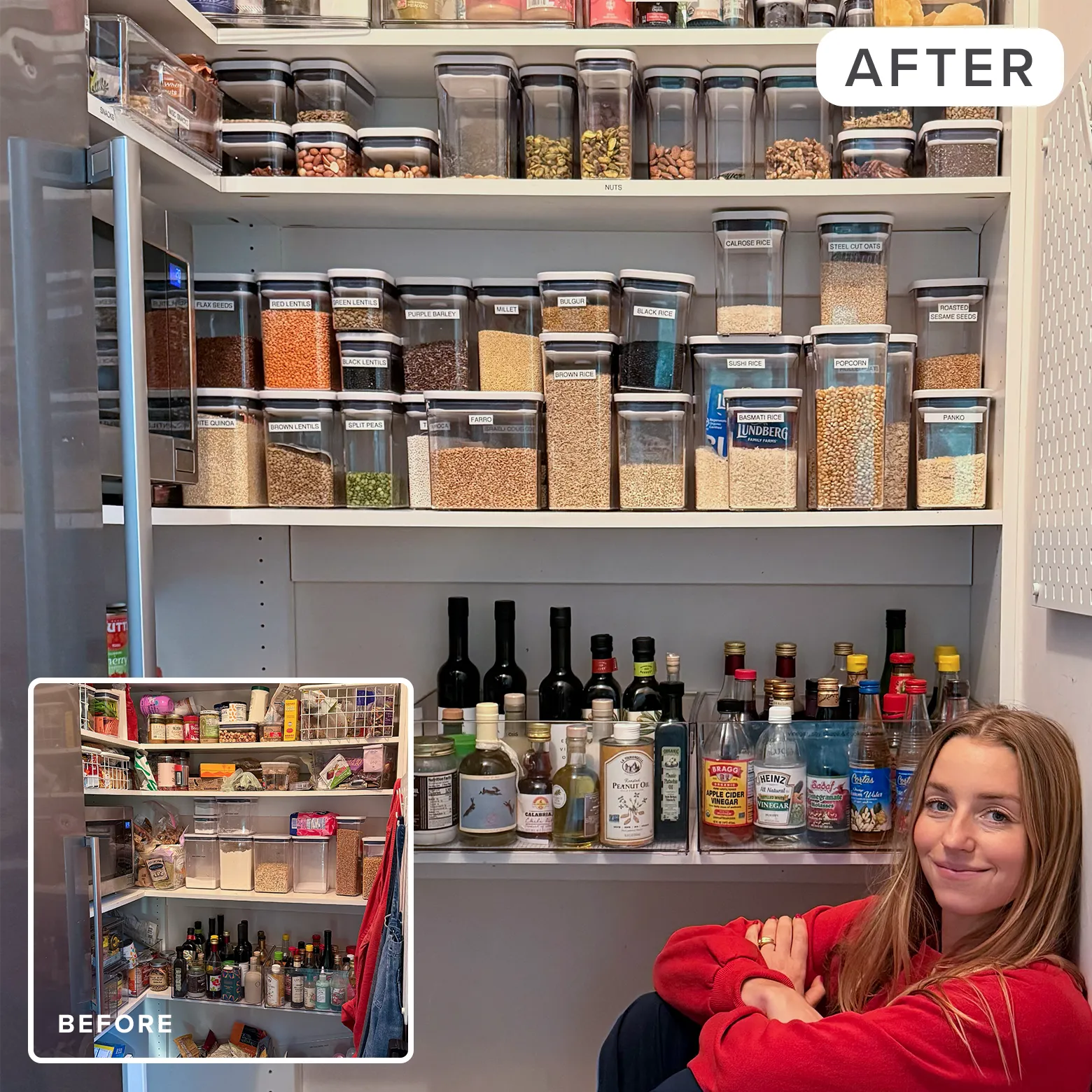 molly baz pantry before and after