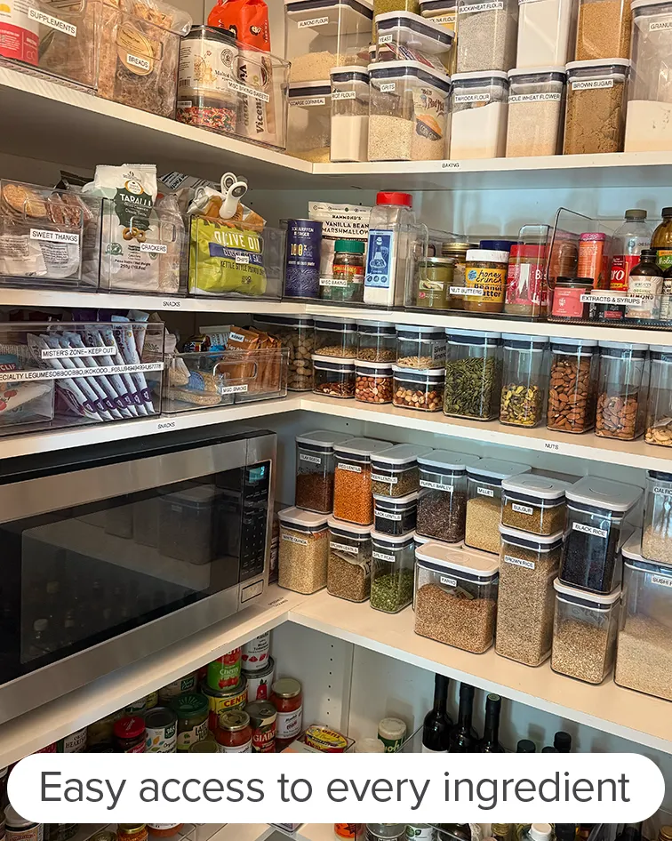 molly baz pantry easy access to every ingredient
