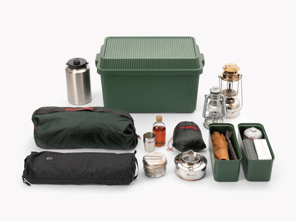 like-it Stack-Up Storage Containers with Inserts and camping gear