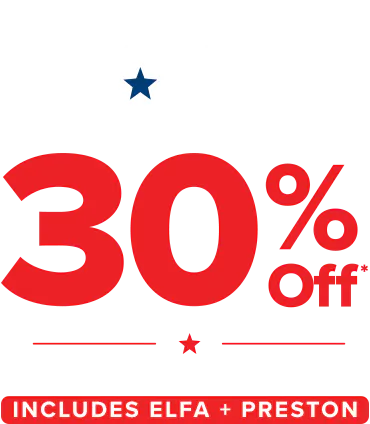 Memorial Day Sale - 30 Percent Off* - Storewide and Sitewide - Includes Elfa and Preston