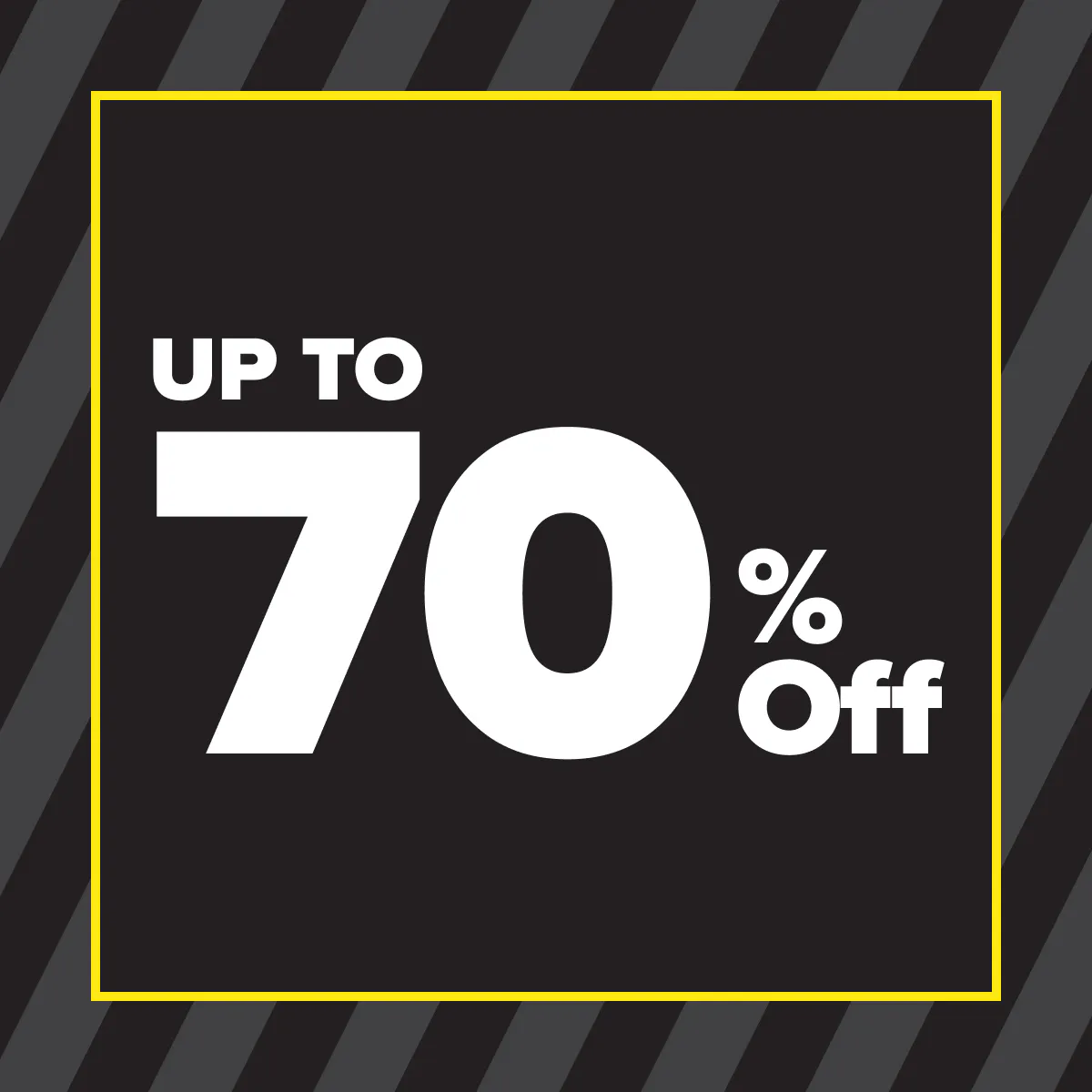 Up to 70% off Clearing Sale