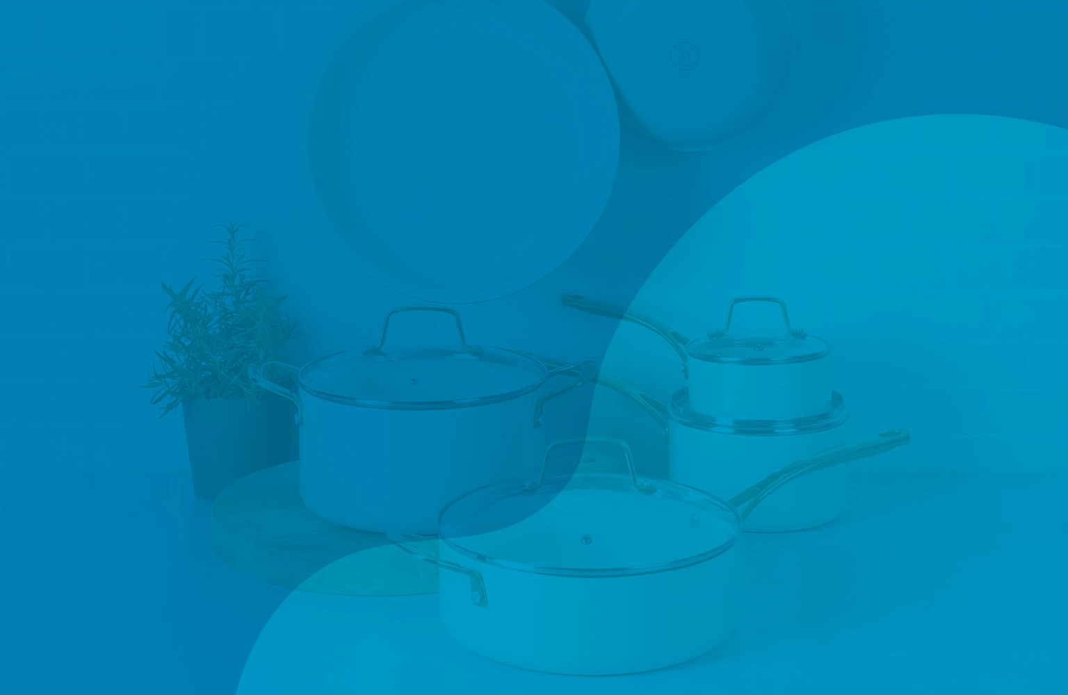 Martha Stewart Lockton Ceramic Cookware Set
