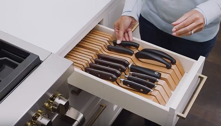 How To Organize A Knife Drawer The Container Store