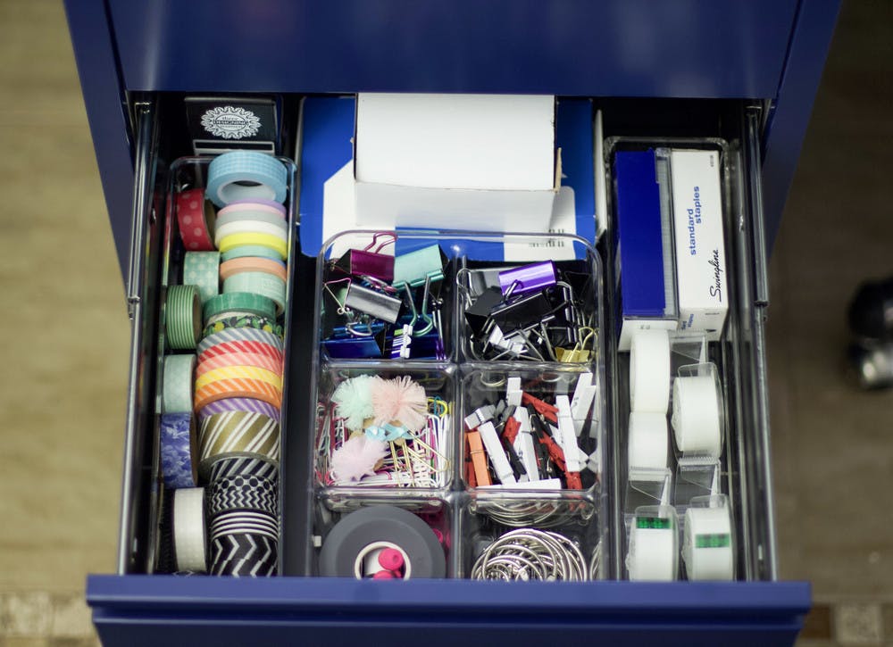 Setting Up A Home Office Desk Container Stories