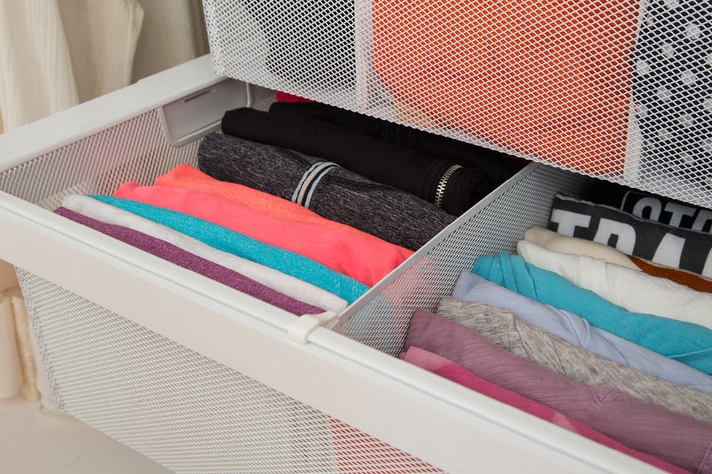 A Sunny California OneBedroom Gets an elfa Closet Overhaul Container