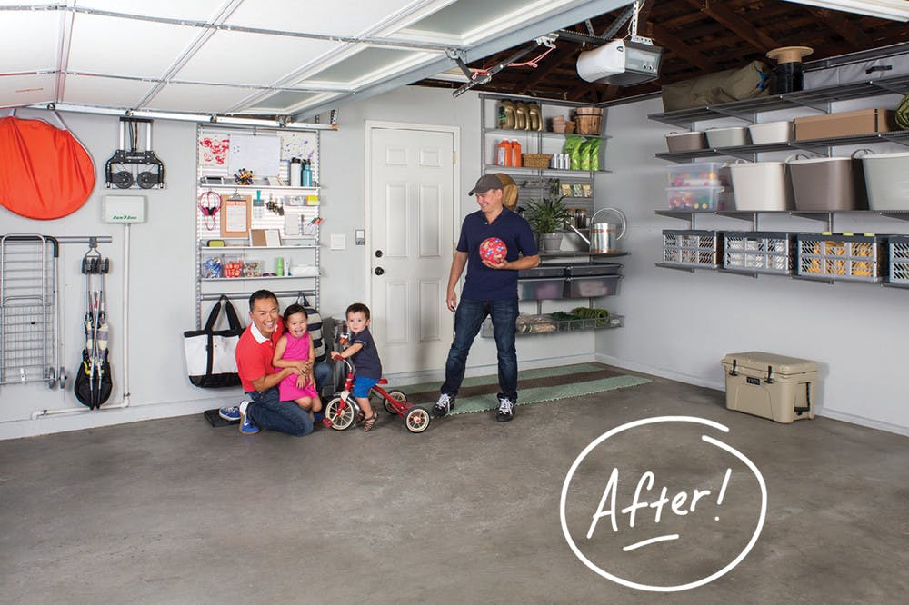 A Family Garage Gets an elfa Makeover