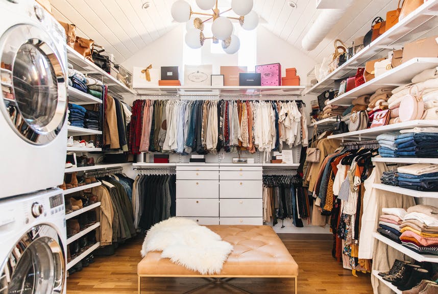 Master Closet Reveal Container Stories