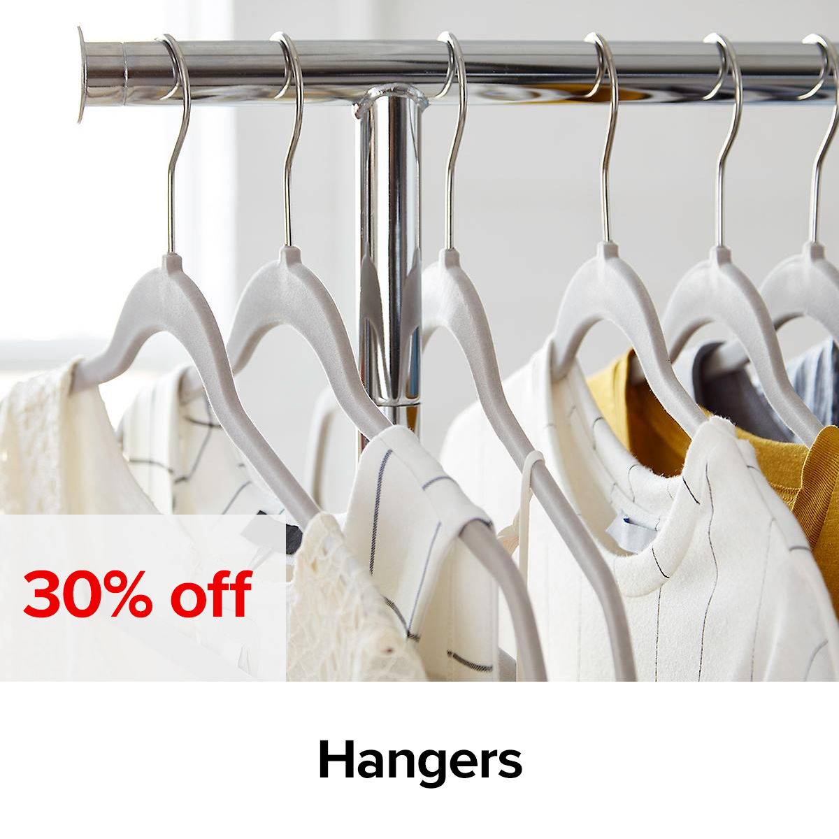 30% off Hangers