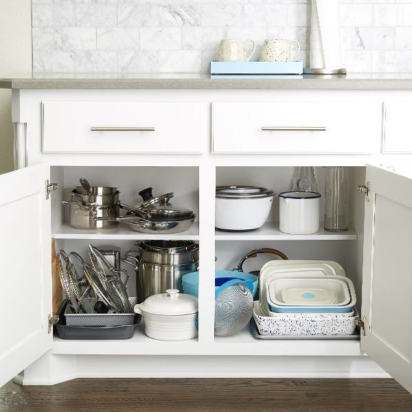 wooden kitchen cabinet shelves