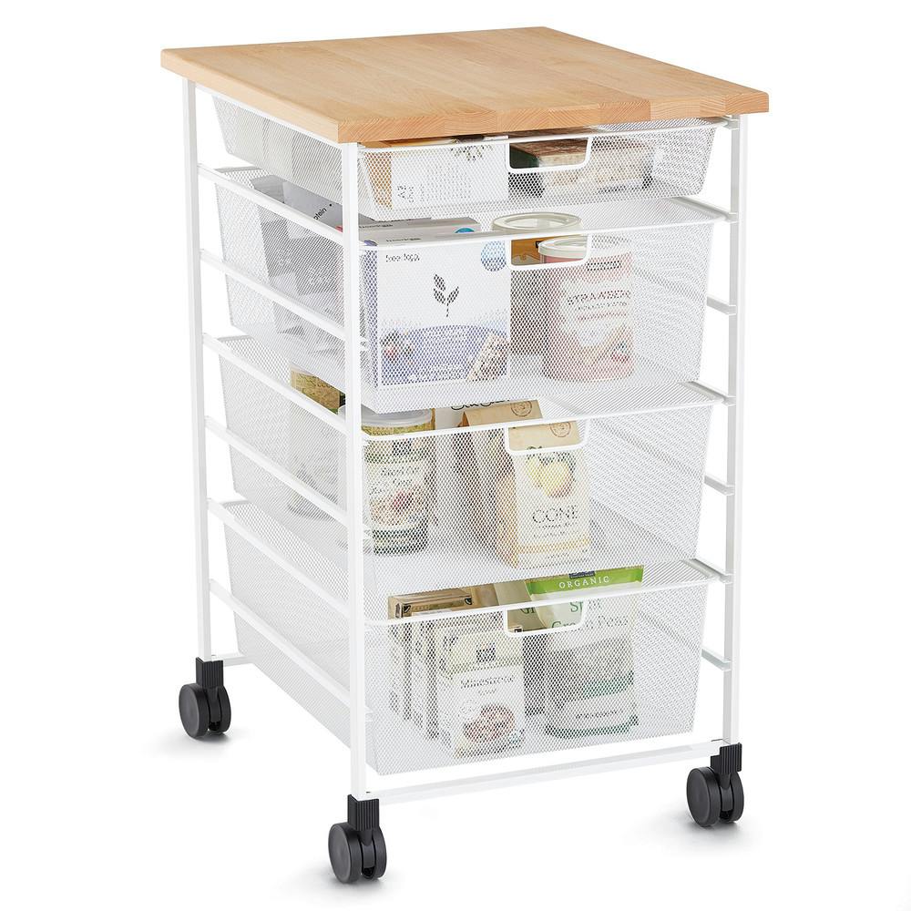 The Container Store Mesh Compact Fridge Cart