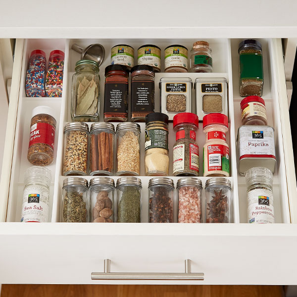 How To Organize A Spice Drawer - Step-By-Step Project