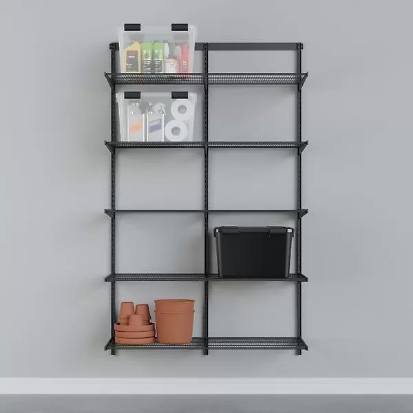 Container deals store shelving