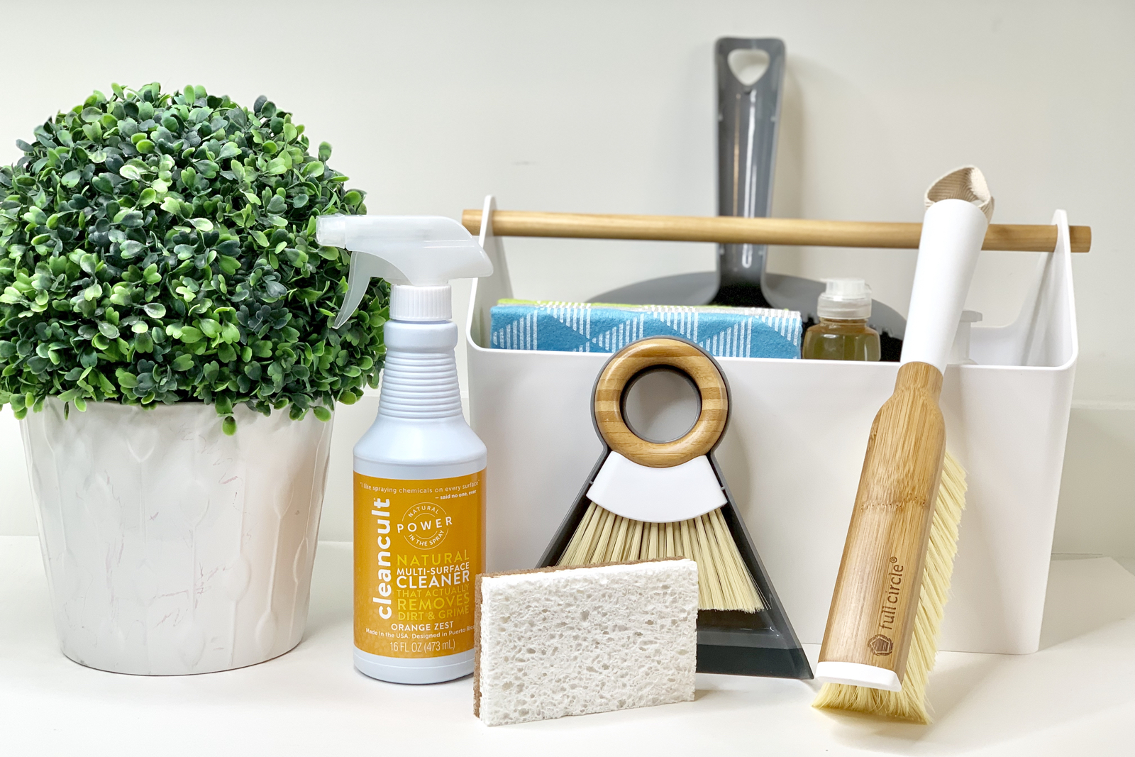 Cleaning Caddy, The first step to a clean home? An organized cleaning caddy  for every room! For even more great cleaning tips, pick up our new book  Real Simple Spring