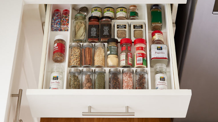 Container store spice online rack