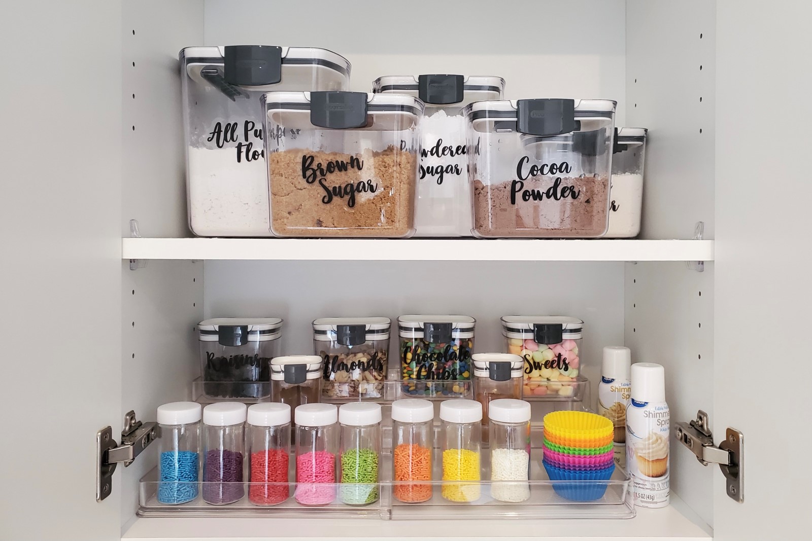 38 Kitchen Organization Ideas to Declutter Your Space  Baking supplies  organization, Baking storage, Baking organization